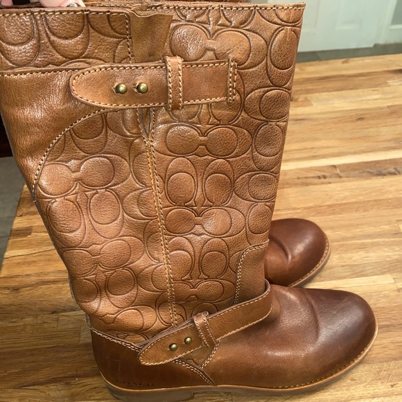Coach Virginia Leather Boots
